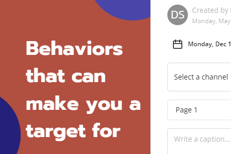 screen shot of dashboard