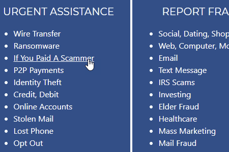 screen shot of dashboard