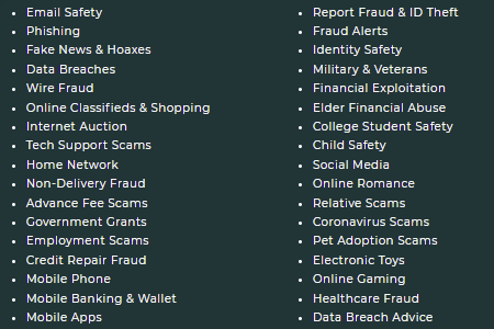 screen shot of dashboard